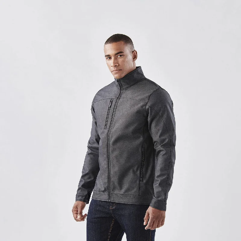 Stretch - fabric men jackets for unrestricted movement during workoutsPlus - size men jackets with adjustable drawstrings for a comfortable fitMen's Soft Tech Jacket - DX-2