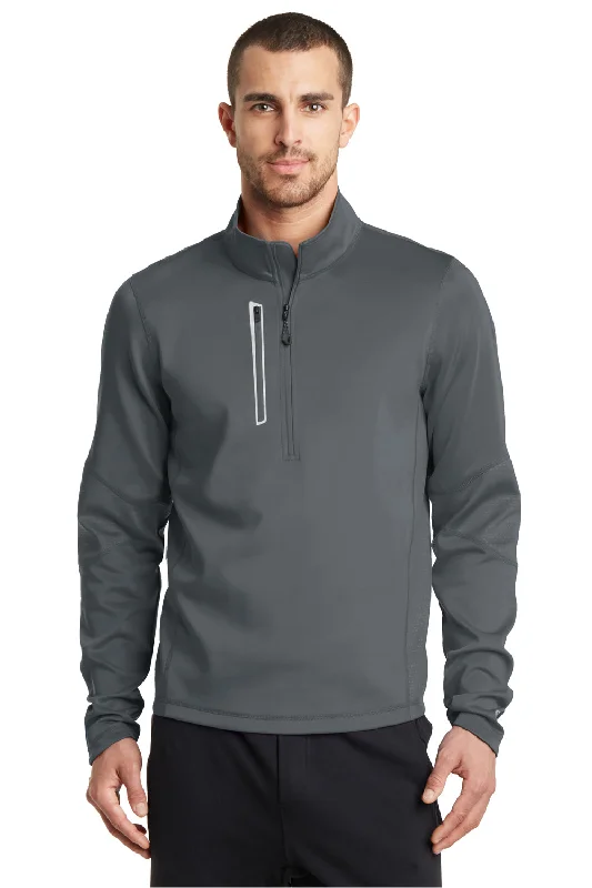 Plus - size men jackets with adjustable drawstrings for a comfortable fitMen jackets with a media - friendly pocket for easy access to gadgetsOgio Mens Endurance Fulcrum 1/4 Zip Jacket - Gear Grey