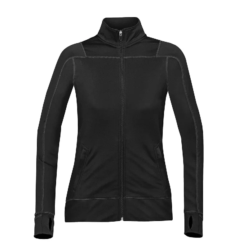 Stretch - fabric men jackets for unrestricted movement during workoutsMen jackets with a hidden interior pocket for secure storageWomen's Lotus Full Zip Shell - SPN-1W