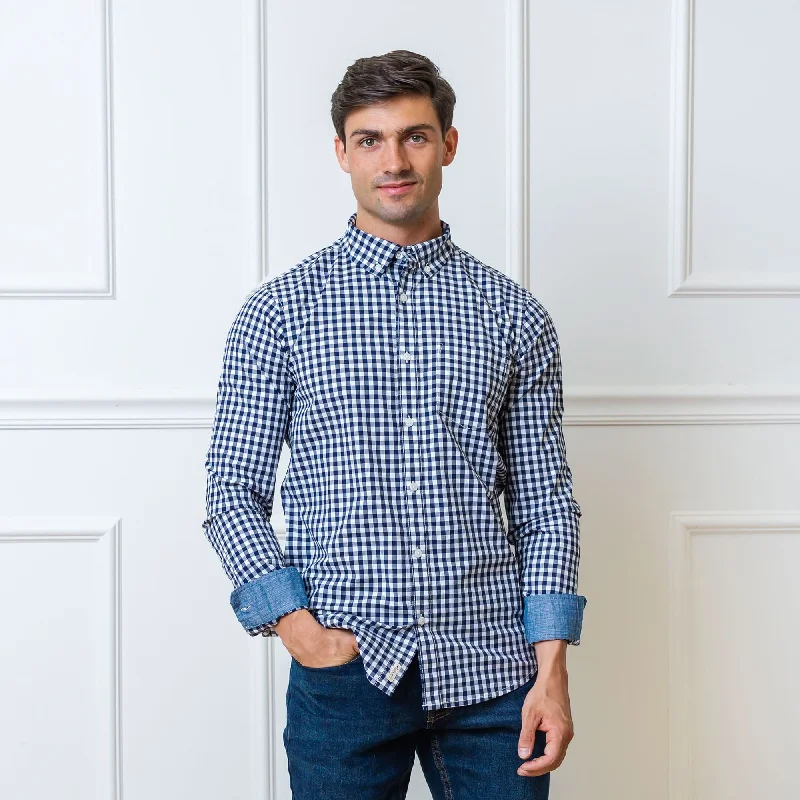 Men's high - collar polo shirts with a modern twistStretch Organic Poplin Button Down Shirt