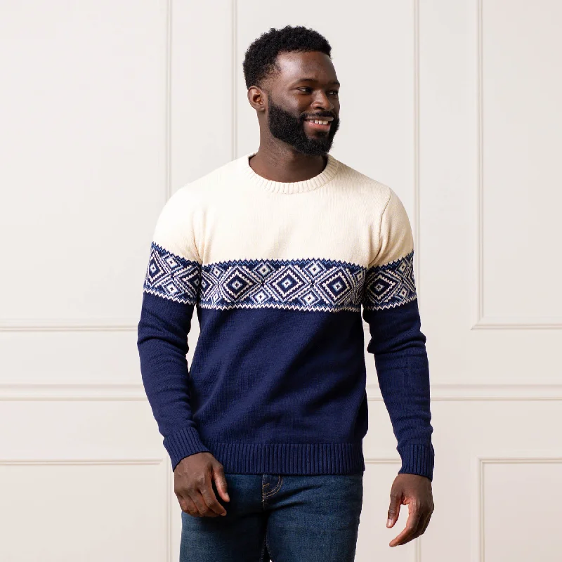 Men's lightweight performance polo shirts for tennis matchesOrganic Fair Isle Sweater