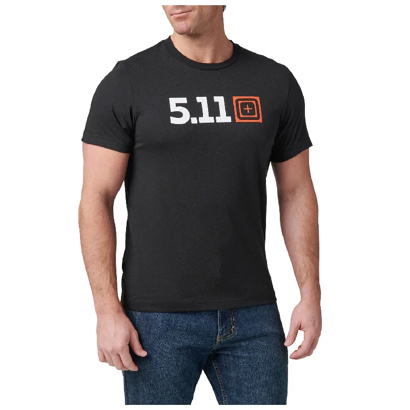 Men's mock - neck t - shirts with a modern and sleek style5.11 Tactical Men's Scope Logo Graphic Short Sleeve T-Shirt