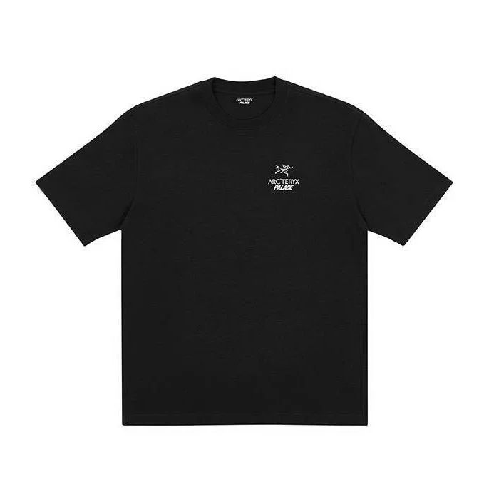 Men's slim fit short sleeve polo shirts with contrast collarsAR - Men 'Black' Arc'Teryx Palace Printed Oversized T-Shirt AR815