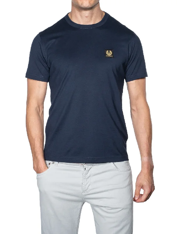 Men's organic cotton crew - neck t - shirts for everyday comfortT-shirt Navy