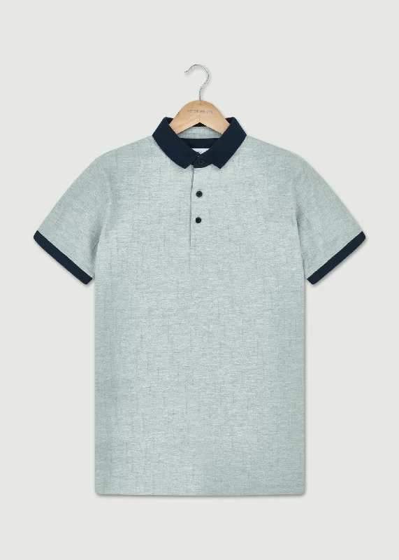 Men's breathable cotton blend polo shirts for summer outingsBinney Polo Shirt - Grey Marl