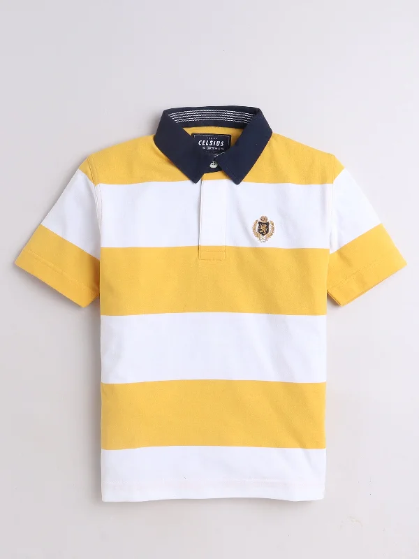 Men's vintage - inspired retro polo shirts with unique patternsBoys Jersey Rugby Polo