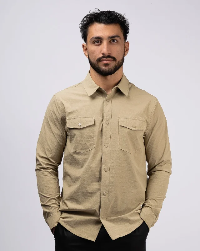 Men's long - sleeve henley t - shirts with button - down placketsBucky L/S Shirt