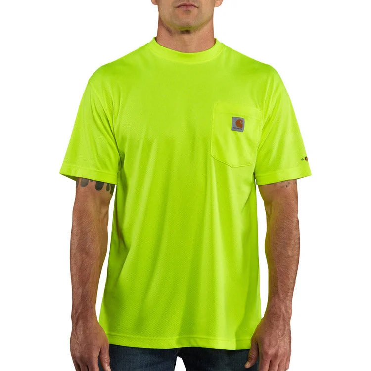 Men's UV - protection t - shirts for outdoor activities in the sunCarhartt Men's Hi-Vis Short Sleeve T-Shirt