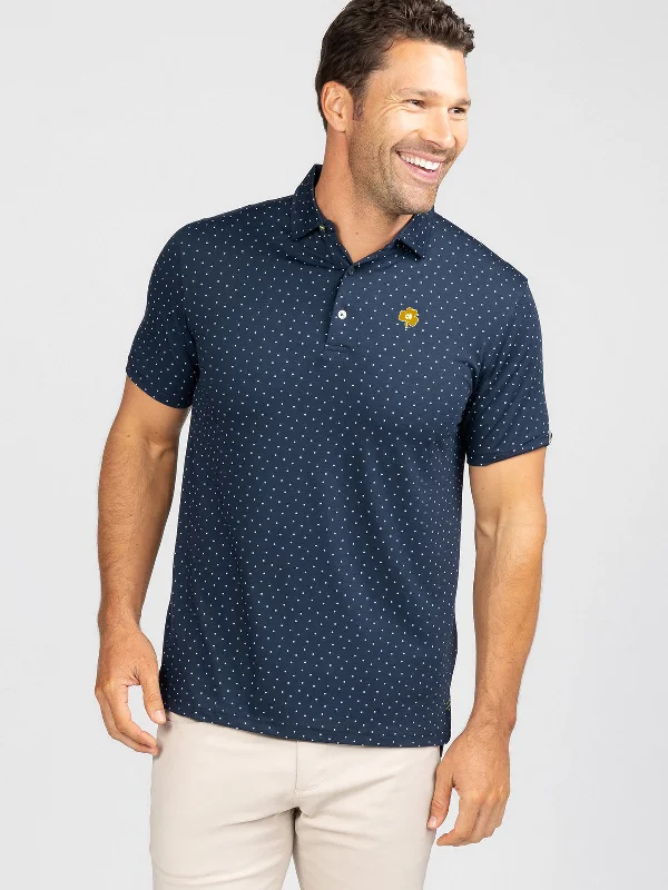 Men's antimicrobial polo shirts for odor - free daily wearCloud Polo - Ace Dot - Notre Dame