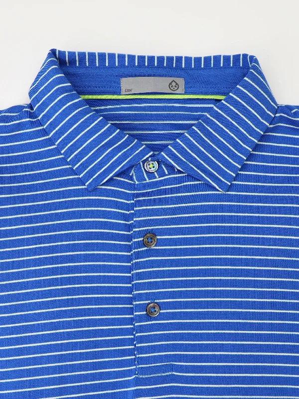 Men's two - tone stripe polo shirts with a preppy styleCloud Polo - Brookline Stripe