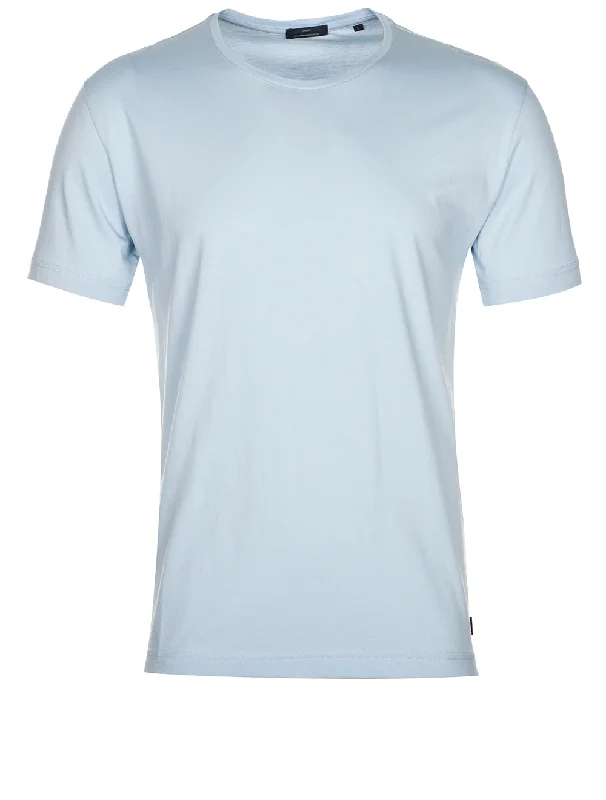 Men's UV - protection t - shirts for outdoor activities in the sunPima Cotton T Shirt Blue