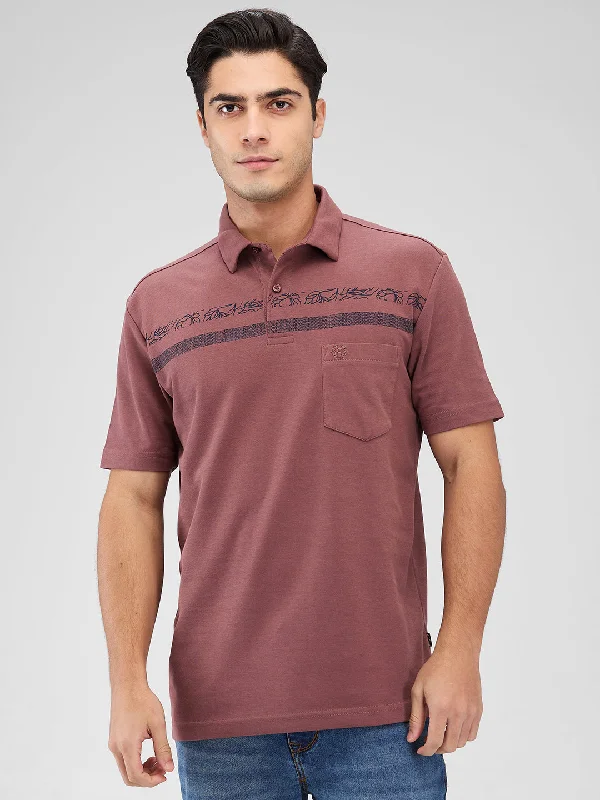 Men's quick - dry polo shirts for water sports activitiesDUSTY ROSE