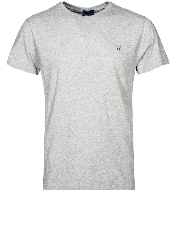 Men's distressed denim - look t - shirts with a rugged appealOriginal T-Shirt Light Grey Melange