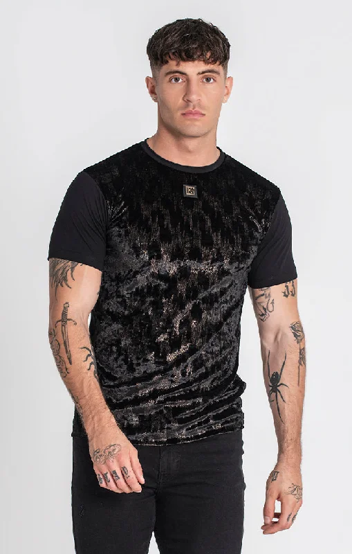 Men's eco - friendly recycled t - shirts for sustainable fashion choicesGold VIP Tee