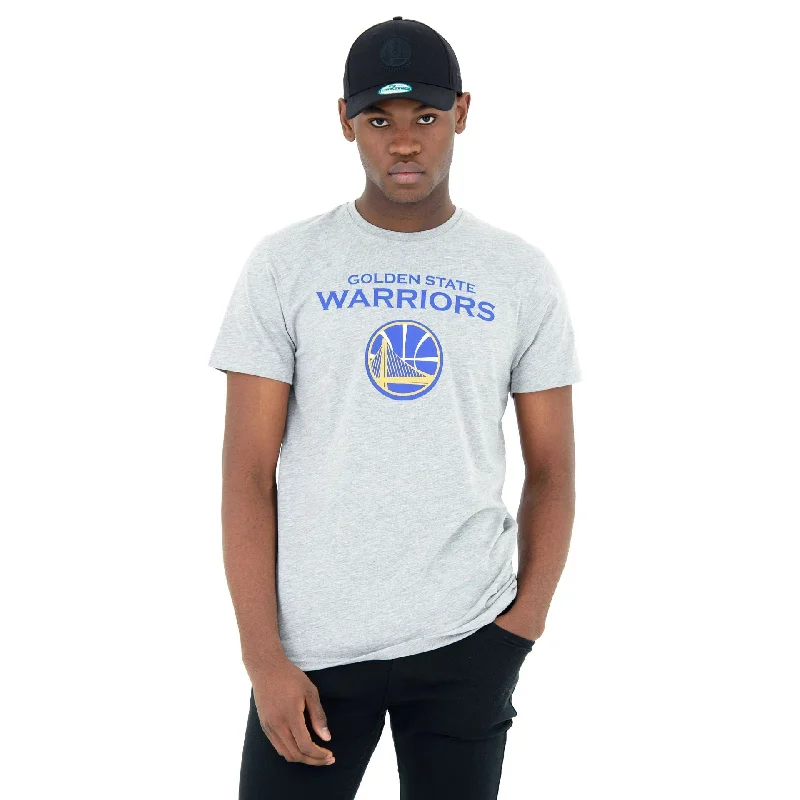 Men's button - front t - shirts with a unique artistic printGolden State Warriors NBA Regular Grey T-Shirt