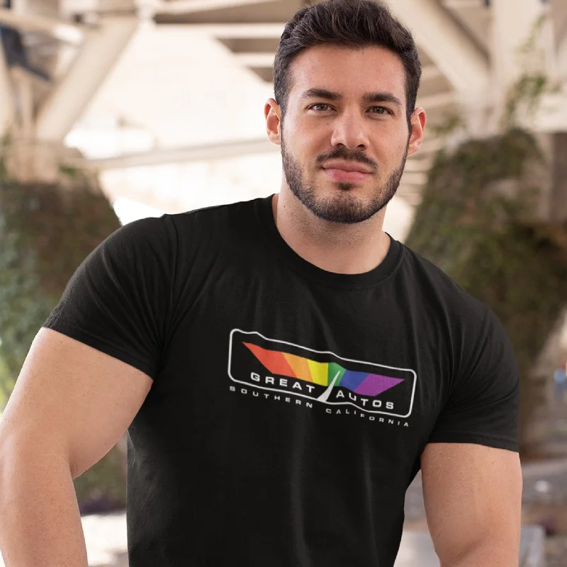 Men's moisture - wicking athletic t - shirts for intense workoutsUnisex T-shirt - Great Autos - Black