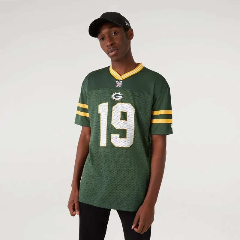 Men's ribbed t - shirts with a textured finish for added styleGreen Bay Packers NFL Dark Green Mesh T-Shirt