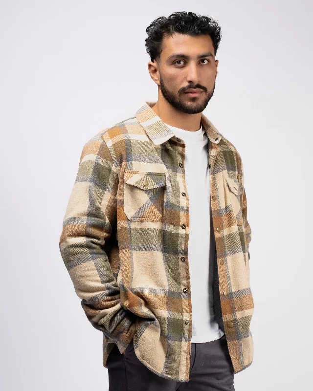 Men's ribbed t - shirts with a textured finish for added styleHarvest Flannel L/S Shirt