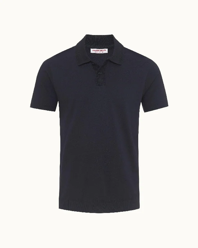 Men's high - collar polo shirts with a modern twistJarrett Knitted