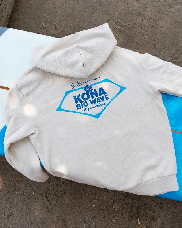 Men's mock - neck t - shirts with a modern and sleek styleKona x Jack's "Kona Lam" Pullover Hoodie