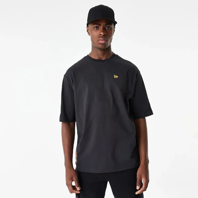 Men's ribbed t - shirts with a textured finish for added styleNew Era Lifestyle 59FIFTY Black Oversized T-Shirt