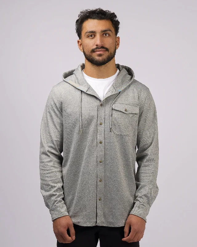 Men's thermal t - shirts with a high - neck design for cold weatherParson Hooded Flannel