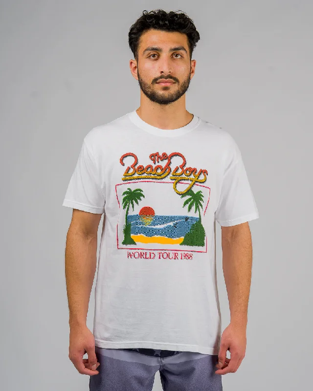 Men's v - neck muscle t - shirts for a body - building aestheticThe Beach Boys x Jack's "Picturesque" S/S Tee