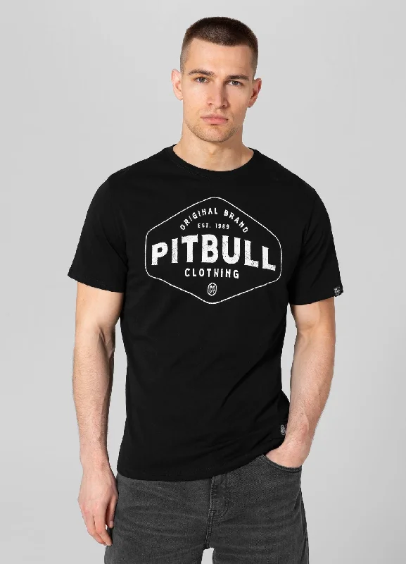 Men's ribbed t - shirts with a textured finish for added styleT-Shirt Ultra Light Pitbull Co.