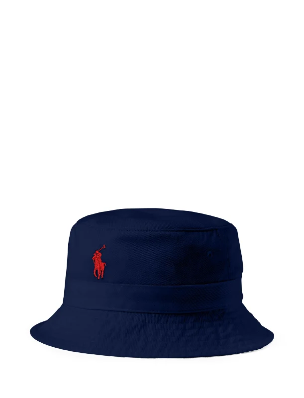 Men's reversible polo shirts with two different looksPolo Ralph Lauren Cotton Bucket Hat Navy