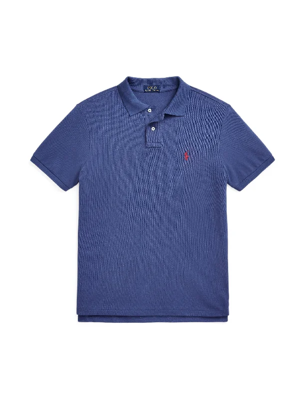 Men's jacquard woven polo shirts with intricate designsPolo Ralph Lauren Iconic Mesh Polo Shirt Royal