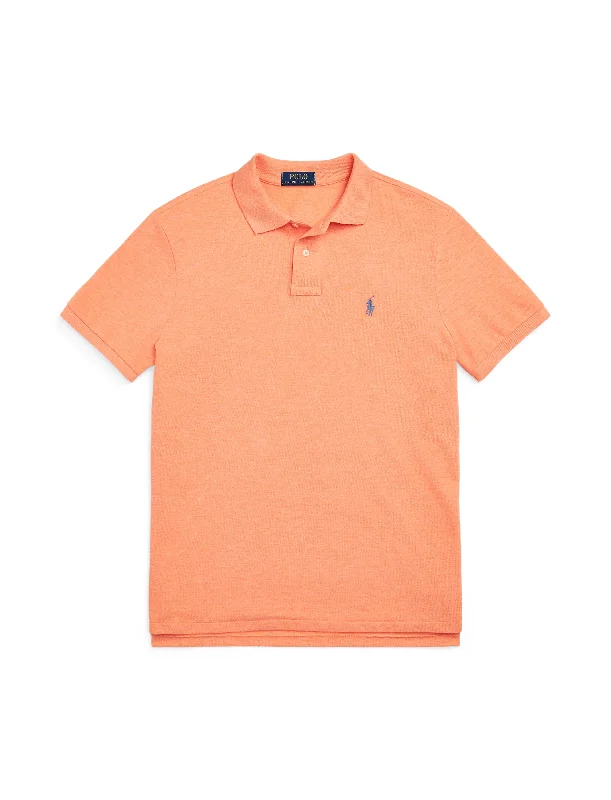 Men's antimicrobial polo shirts for odor - free daily wearPolo Ralph Lauren Iconic Mesh Polo Shirt Orange