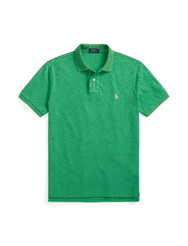 Men's budget - friendly basic polo shirts in multiple colorsPolo Ralph Lauren Custom Mesh Polo Raft Green