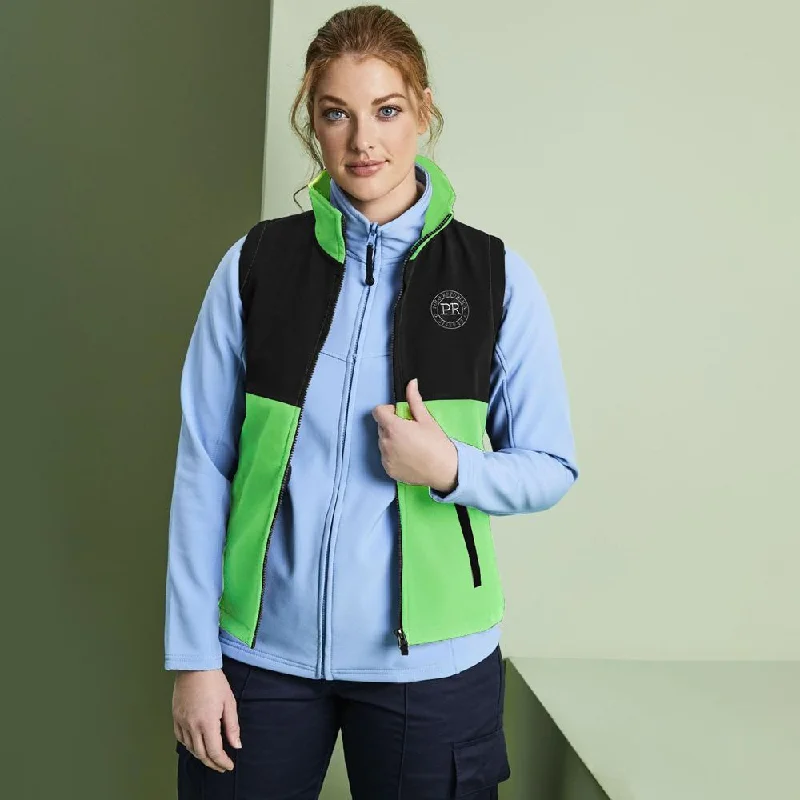 Men's jacquard woven polo shirts with intricate designsPolo Republica Florence Women's Embroidered Soft Shell Body Warmer