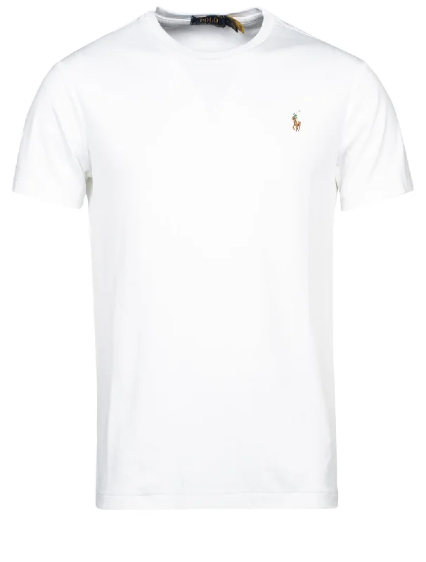 Men's plus - size pocket t - shirts with a classic lookPima Polo T-Shirt White