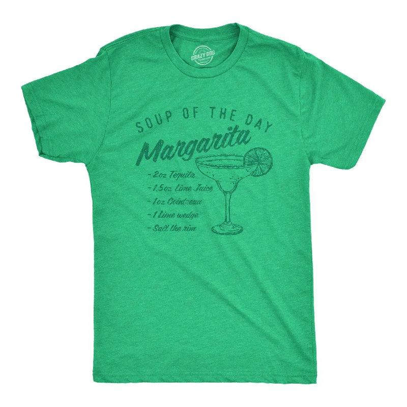 Men's eco - friendly recycled t - shirts for sustainable fashion choicesSoup Of The Day: Margarita Men's T Shirt