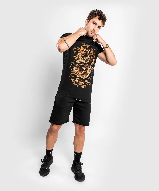 Men's mock - neck t - shirts with a modern and sleek styleVenum Dragon's Flight T-Shirt - Black/Bronze