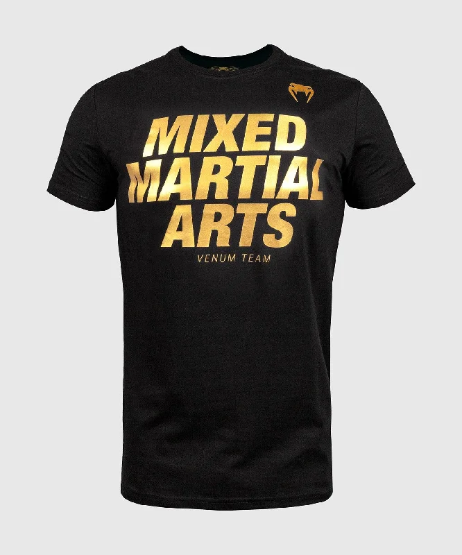 Men's antimicrobial t - shirts for odor - free freshness during travelVenum MMA VT T-shirt - Black/Gold