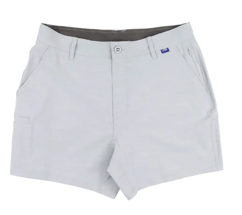 Men's drawstring casual linen shorts for a laid - back summer lookAftco 365 Hybrid Chino 7" Shorts