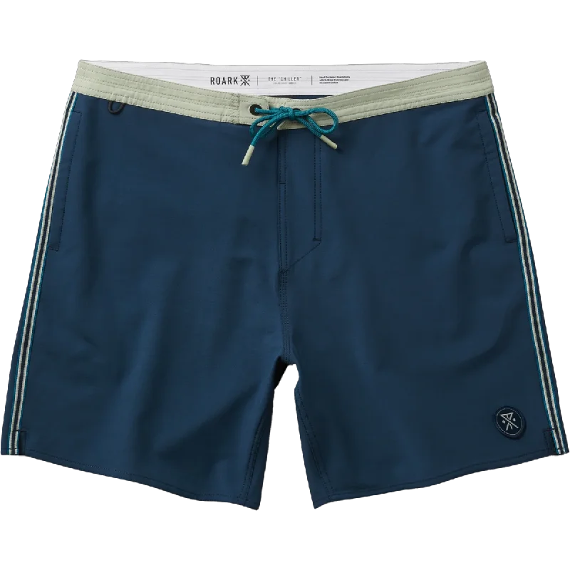 Men's high - waisted swim shorts with UPF protection for beach vacationsMen's Chiller 17"