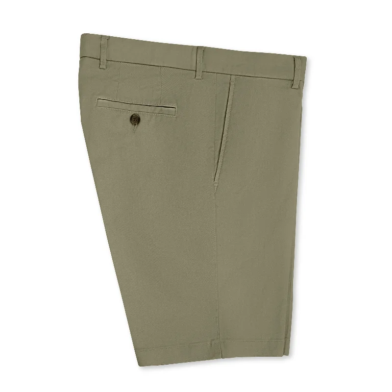 Men's button - fly denim work shorts for durability on the jobCotton/Linen Stretch Short, Sage