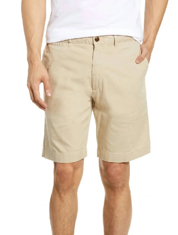 Men's high - waisted swim shorts with UPF protection for beach vacationsHarbor Short In Khaki