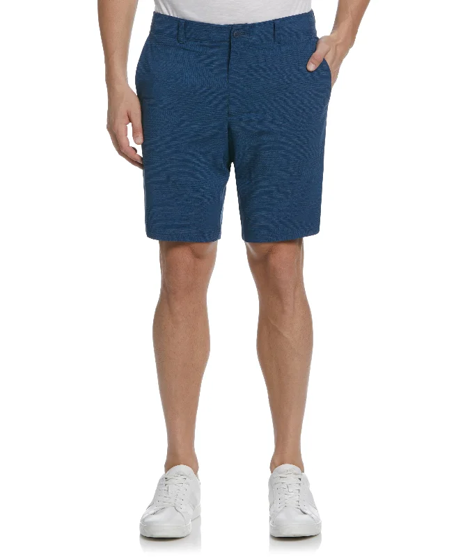 Men's zip - pocket canvas shorts for added functionality during travelHybrid Stretch Short