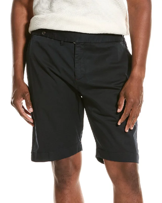 Men's drawstring casual linen shorts for a laid - back summer lookISAIA Short