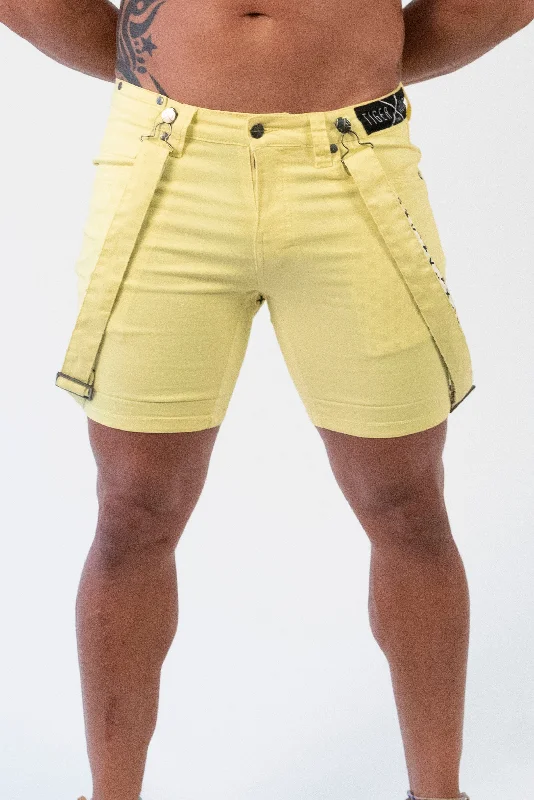 Men's pleated front twill shorts for a classic and sophisticated appearanceLEON LEMON Short