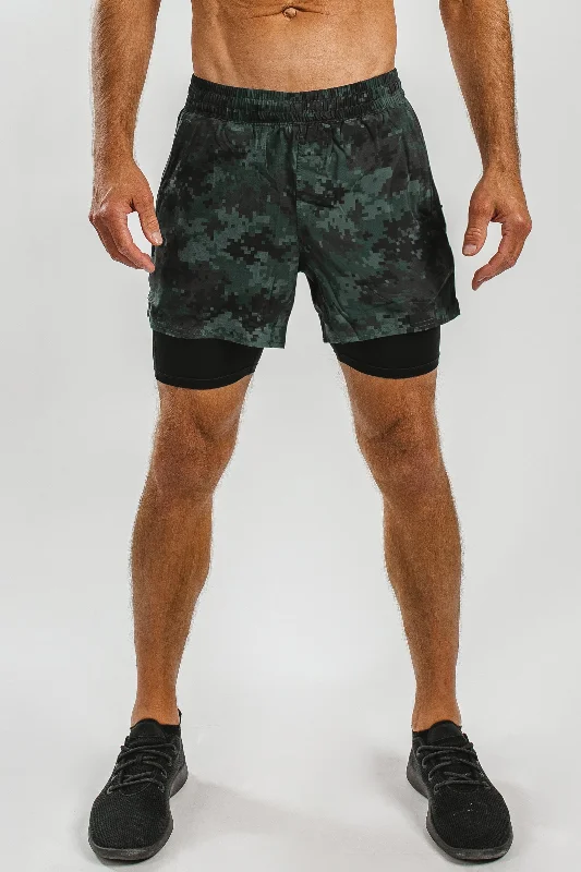 Men's zip - pocket canvas shorts for added functionality during travelMaverick Short