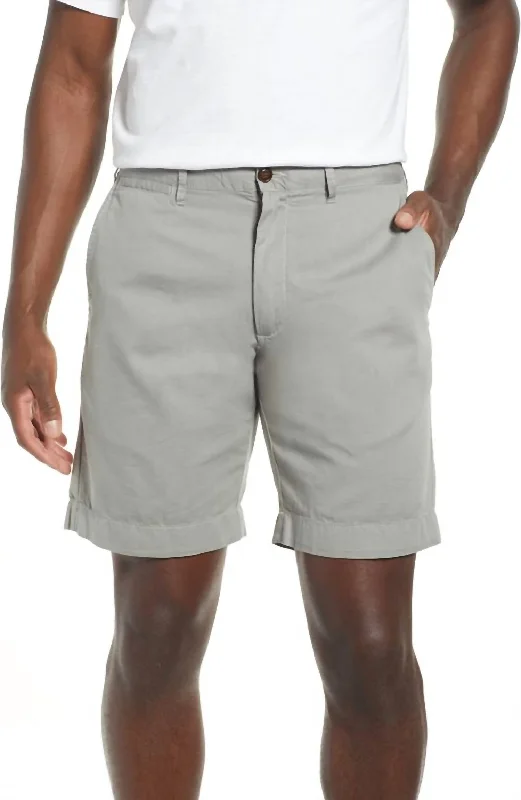 Men's pastel - colored cotton shorts for a spring - friendly outfitMen's Harbor Short In Ice Grey