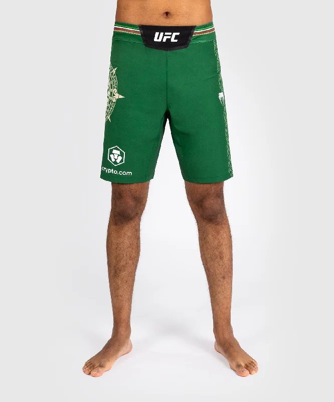 Men's moisture - wicking performance shorts for sweaty outdoor activitiesNoche UFC By Venum Authentic Fight Night Men’s Fight Short - Long Fit - Green