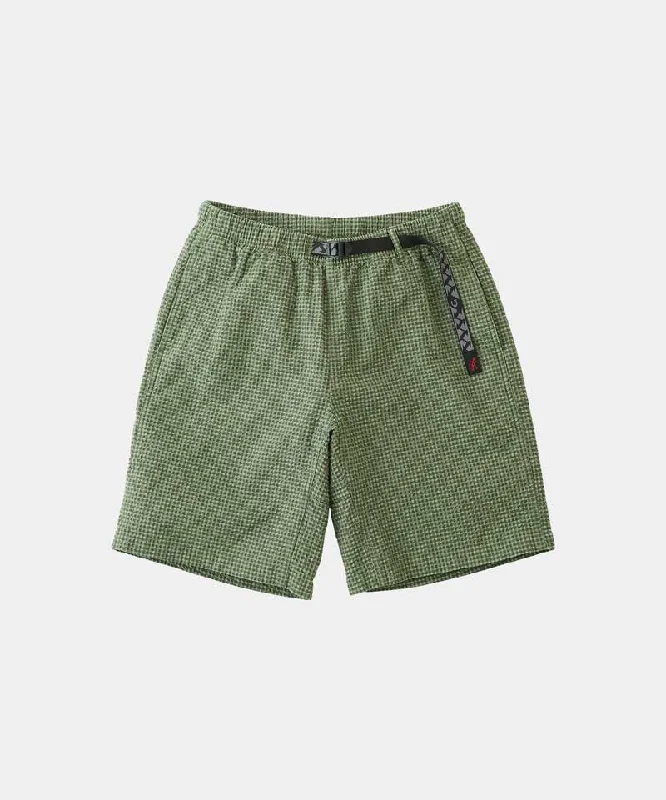 Men's pleated front twill shorts for a classic and sophisticated appearanceO.G. Micro Plaid Seersucker G-Short