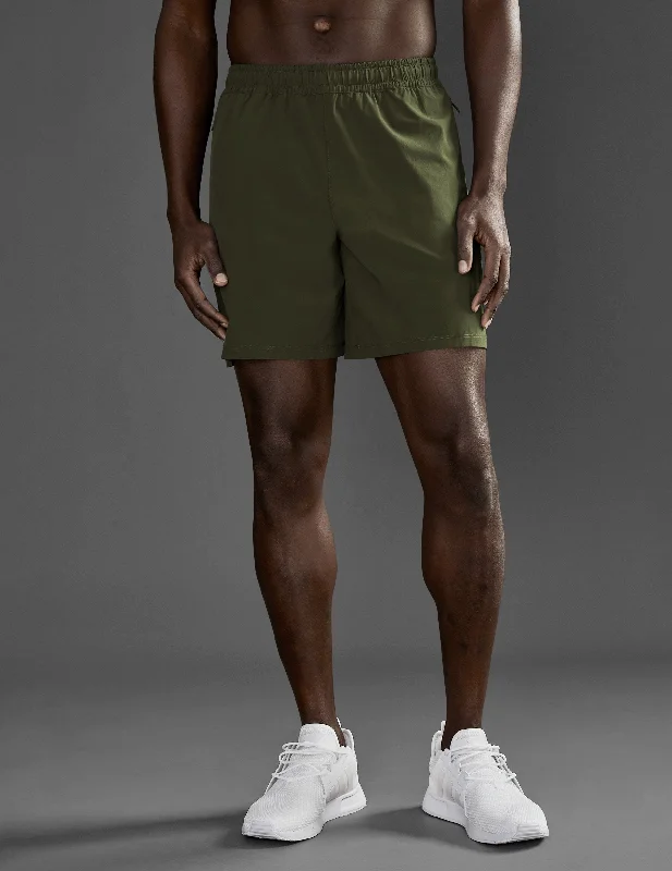 Men's flat - front chino shorts for semi - formal summer eventsPivotal Men's Performance Lined Short