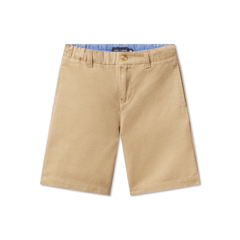 Men's distressed cotton shorts for a bohemian - inspired styleYouth Regatta Short